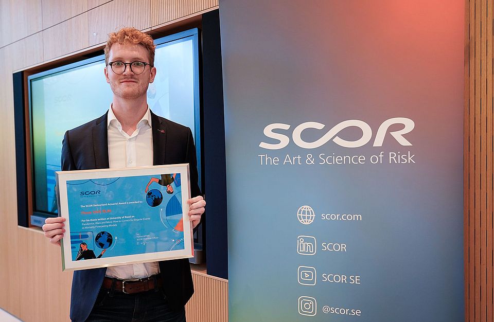 Thom van Rijn erhält SCOR Actuarial Award 2023