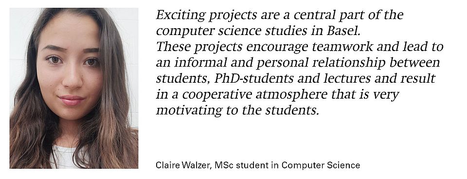 Claire Walzer MSc student in Computer Science